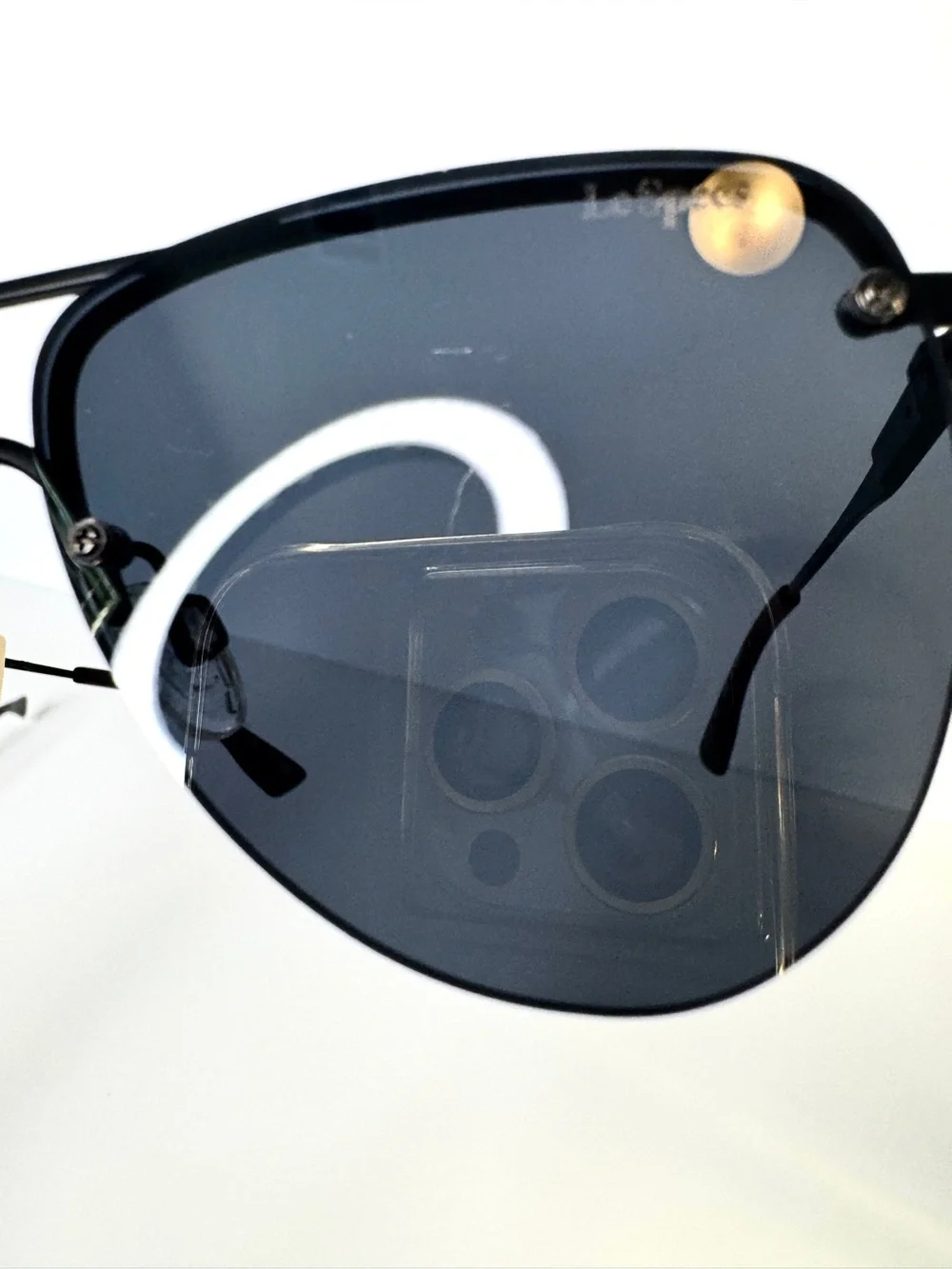 LE SPECS The Prince Matte Black Smoke Mono Sunglasses